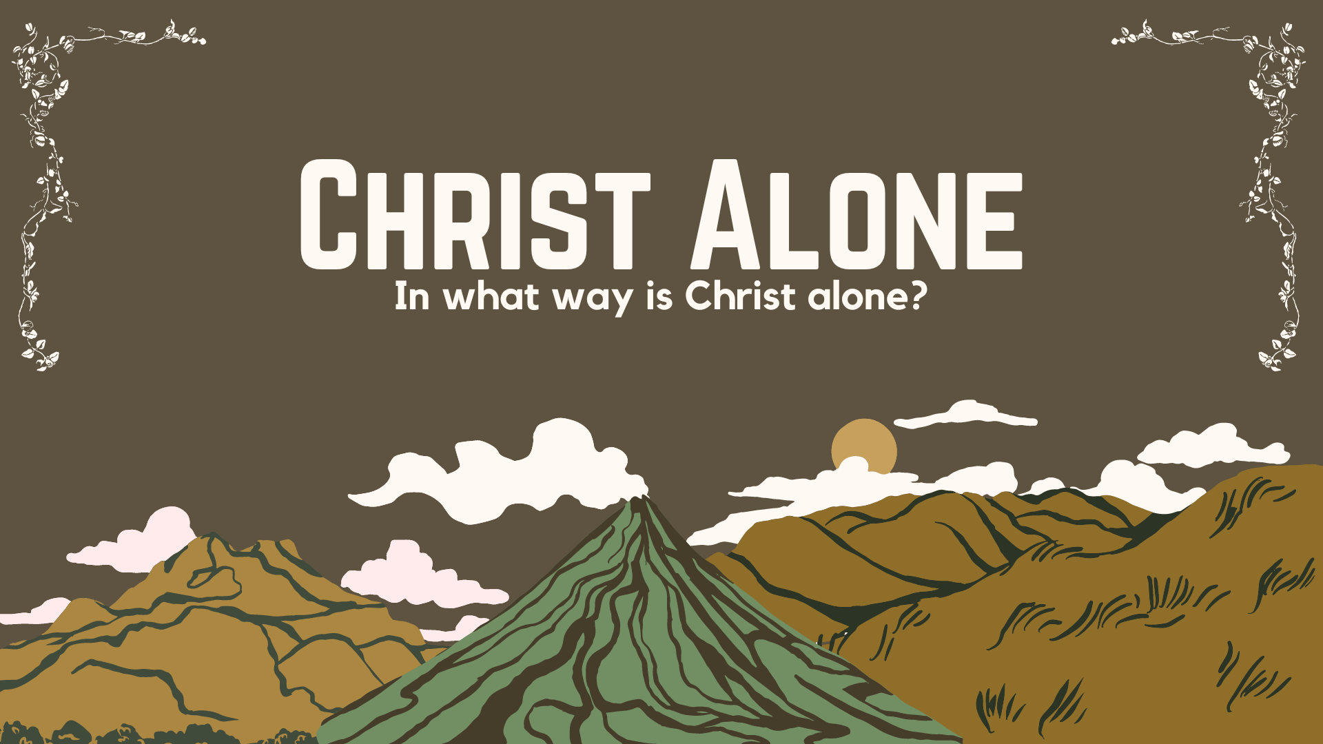Christ Alone (Solus Christus)